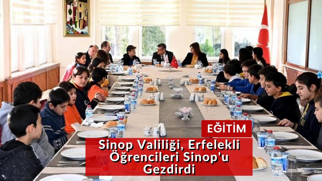 Sinop Valiliği, Erfelekli Öğrencileri Sinop'u Gezdirdi