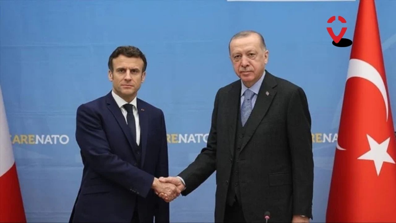 Cumhurbaşkanı Erdoğan ile Fransa Cumhurbaşkanı Macron Görüştü